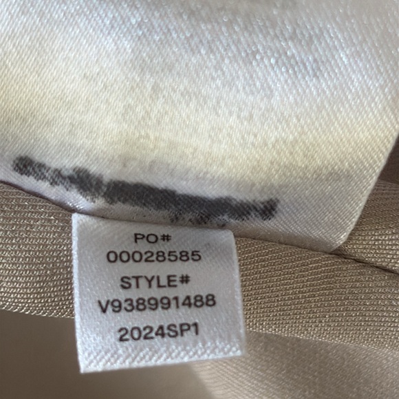 Vince Crepe Double-Breasted Blazer Sepia Size 4 - Picture 7 of 8